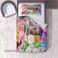 روتختی دخترانه فانتزی طرح پرنسسی pk-2666A