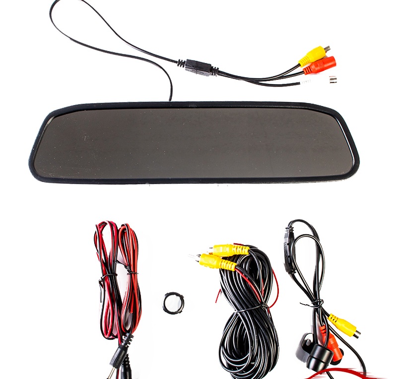 آینه مانیتور دار و دوربین دنده عقب TFT LED COLOR MONITOR
