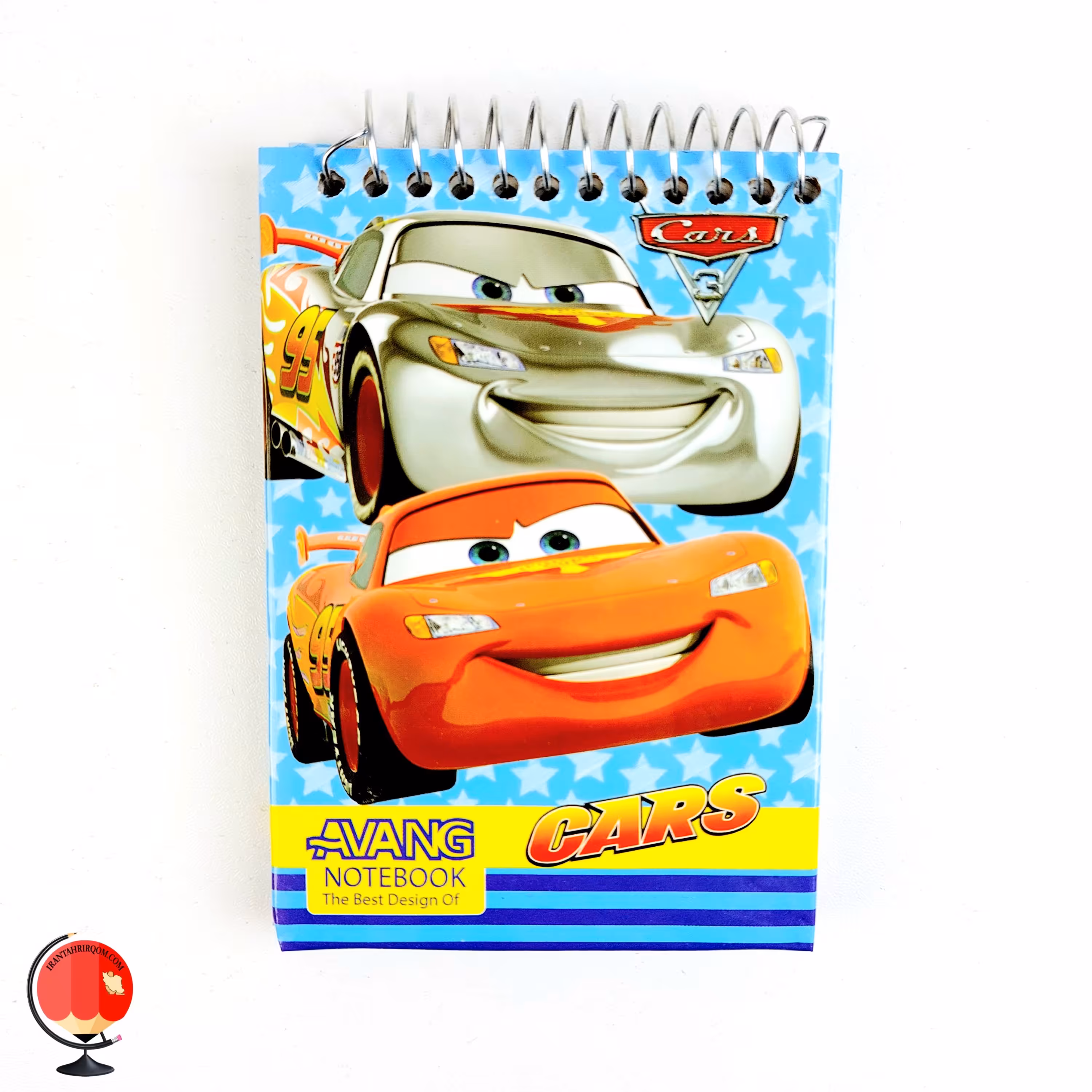 دفترچه 60 برگ سیمی آونگ جلد سخت طرح مک کوئین کد 2692