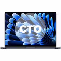 مک بوک ایر 15 اینچ M2 کاستوم پردازنده 8core - 10core حافظه رم 24 گیگابایت هارد 256 گیگابایت میدنایت Z18T000PM - Hiapple.ir