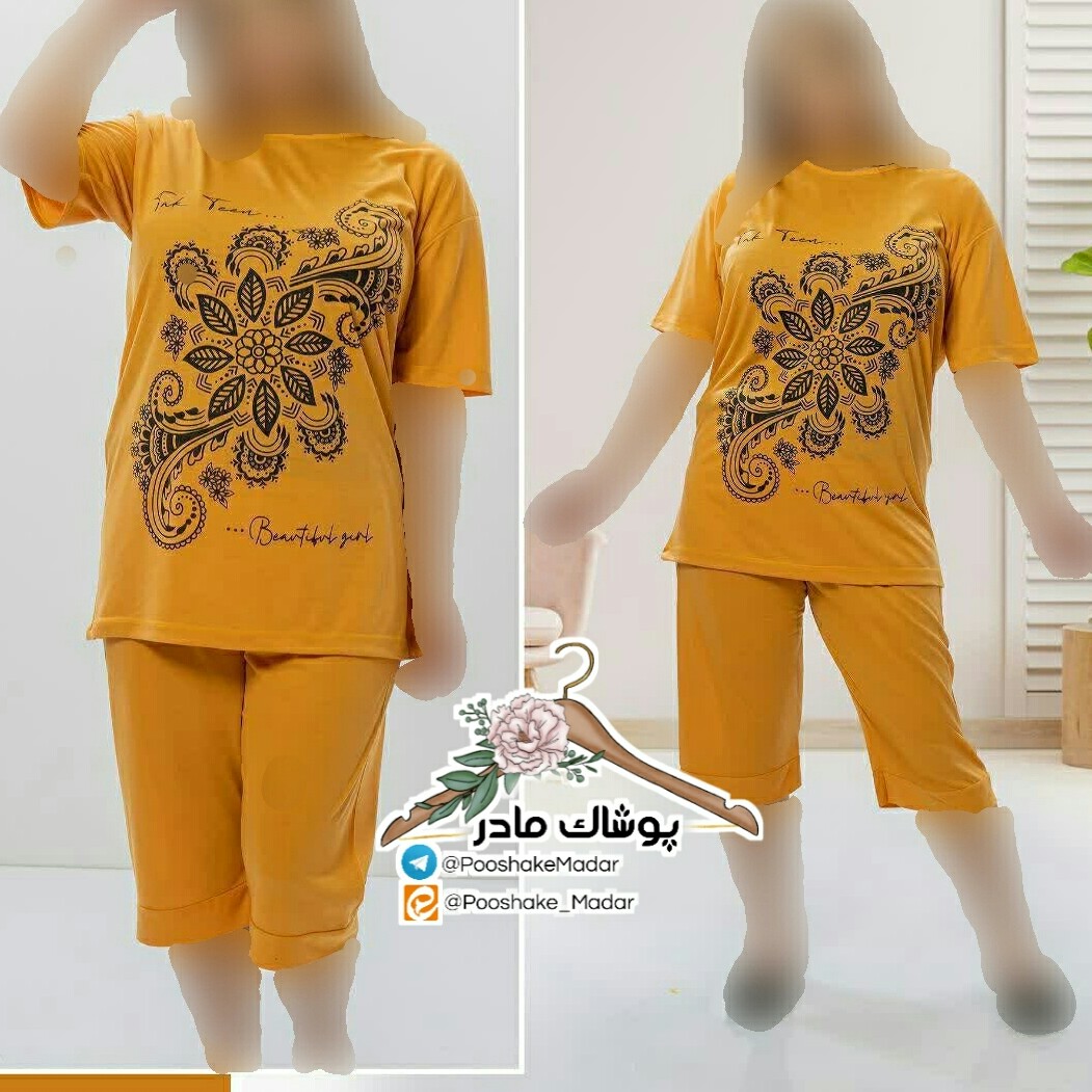 تیشرت  شلوارک  قواره بزرگ  زنانه