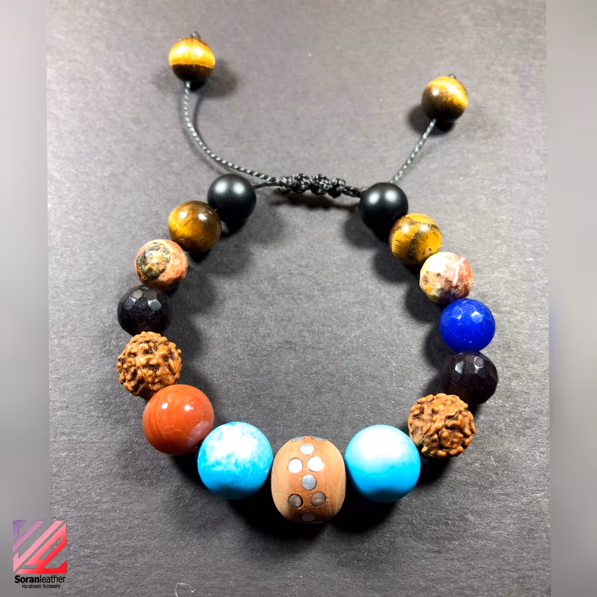 دستبند سنگ ترکیبی