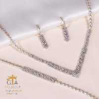 سرویس مدل جناقی ظریف و پرکار عیار 925 کد 11148