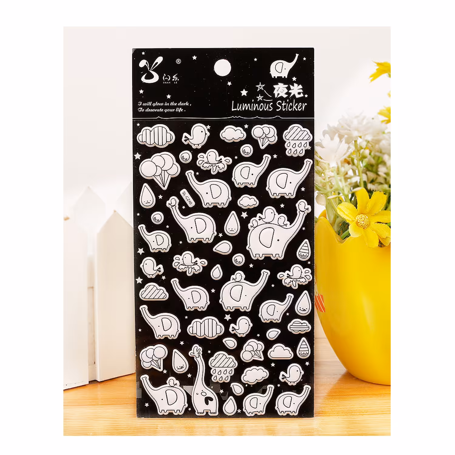 استیکر شب تاب طرح فیل