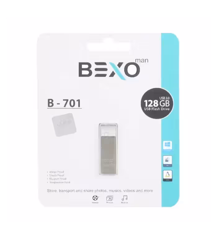 فلش مموری بکسو  128 گیگابایت مدل  B-701 USB3.0