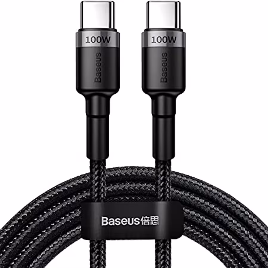 کابل شارژ سریع و انتقال داده باسئوس Baseus Cafule PD2.0 100W flash charging C-C cable 2m  20w5a