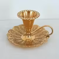 جاشمعی انگشتی برنزی مدل پر