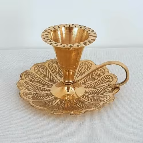 جاشمعی انگشتی برنزی مدل پر