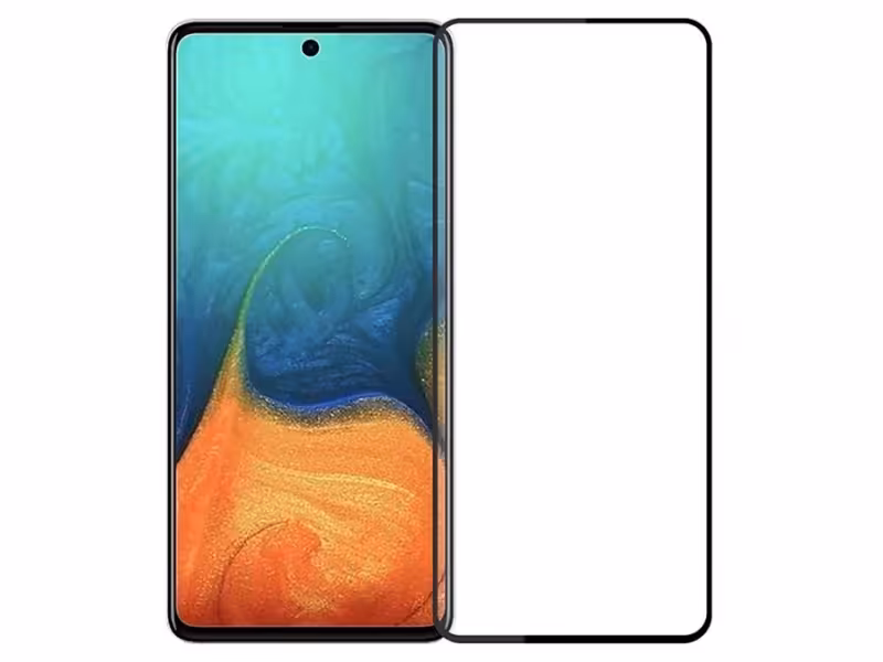 محافظ صفحه نمایش شیشه ای تمام چسب سامسونگ RG Full Glass Samsung Galaxy A71