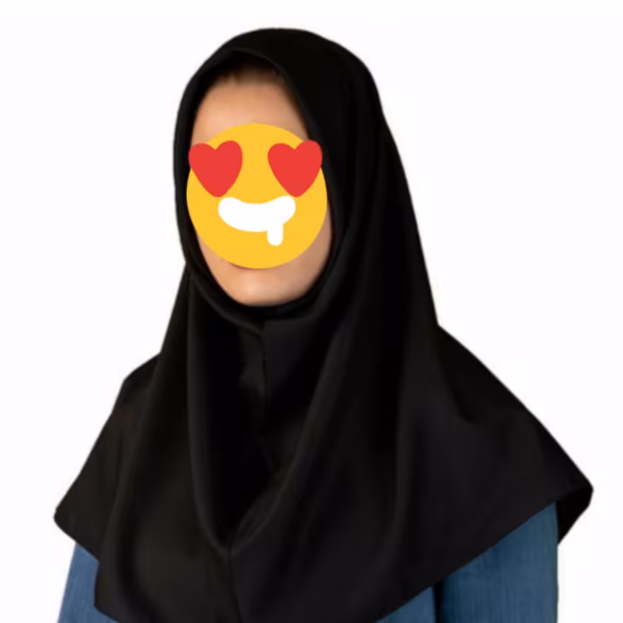 مقنعه جنس وال بروجرد بسیار لطیف و نرمِ نرم و مشکی سایز 100