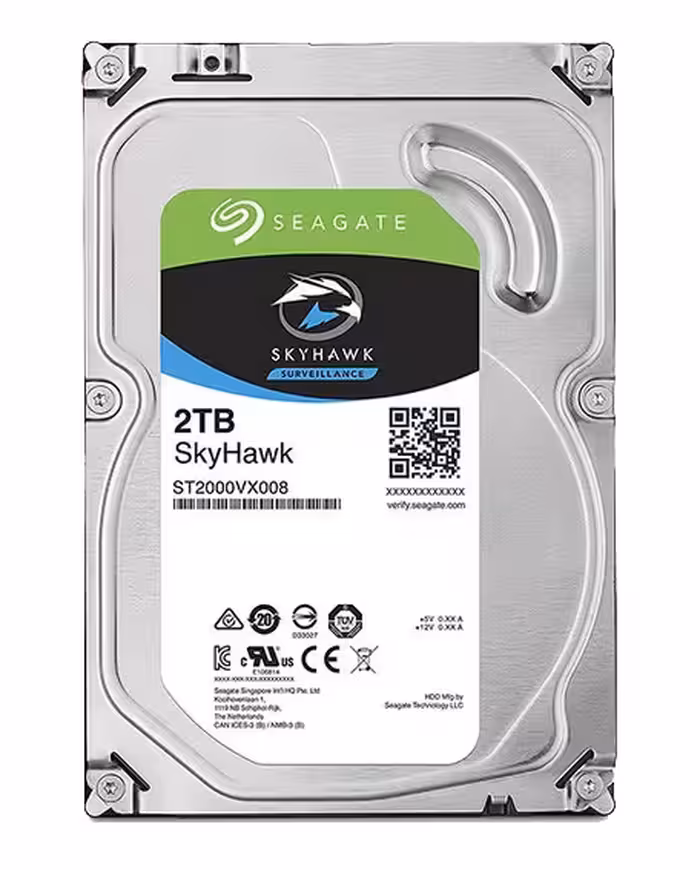 هاردديسک اينترنال Seagate مدل SkyHawk ST2000VX008 ظرفيت 2 ترابايت - فروشگاه اینترنتی طیف سنتر