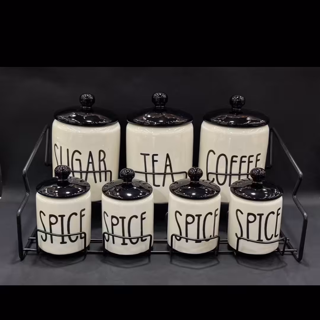 ست پاسماوری 8 پارچه مدل دینا مشکی