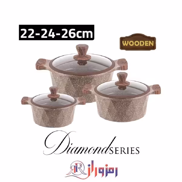 سرویس قابلمه 6 پارچه زیو مدل Zio 8170-26