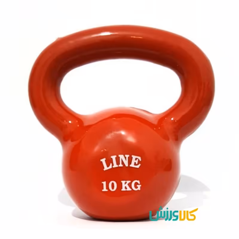 کتل بل 10 کیلویی روکش دار  چدنی قرمز