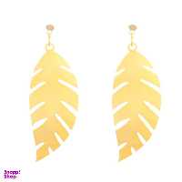 گوشواره طلا 18 عیار زنانه سانا گالری مدل برگ کد D10194