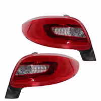 چراغ خطر عقب فابریک چپ و راست مدرن مناسب پژو 207 همراه با لامپ و LED