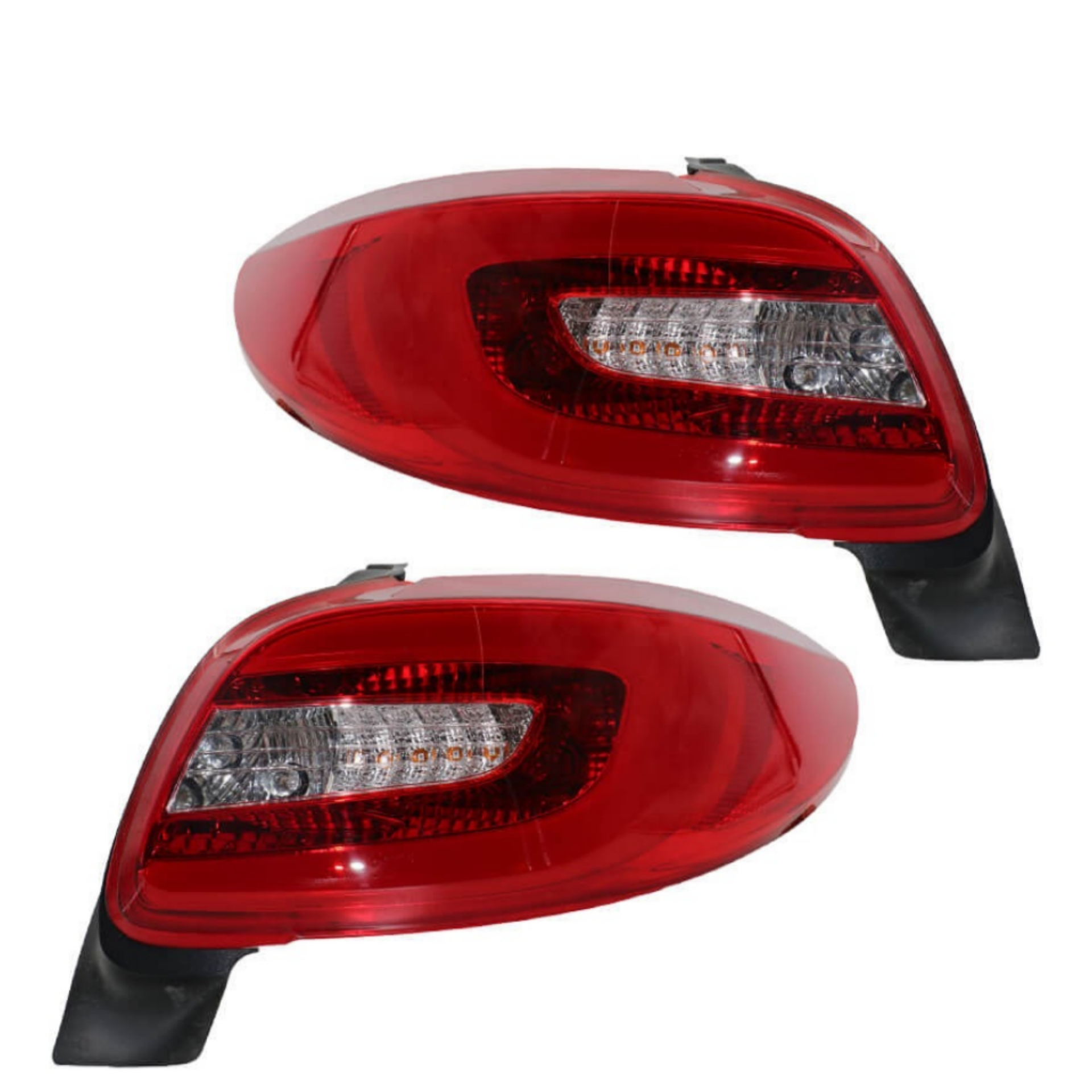 چراغ خطر عقب فابریک چپ و راست مدرن مناسب پژو 207 همراه با لامپ و LED