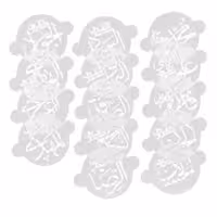 پک شابلون شله زرد طرح چهارده معصوم

