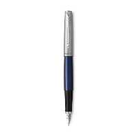 خودنویس پارکر ژوتر نیمه استیل آبی گیره کروم به همراه کپسول Parker Jotter Bond Royal Blue