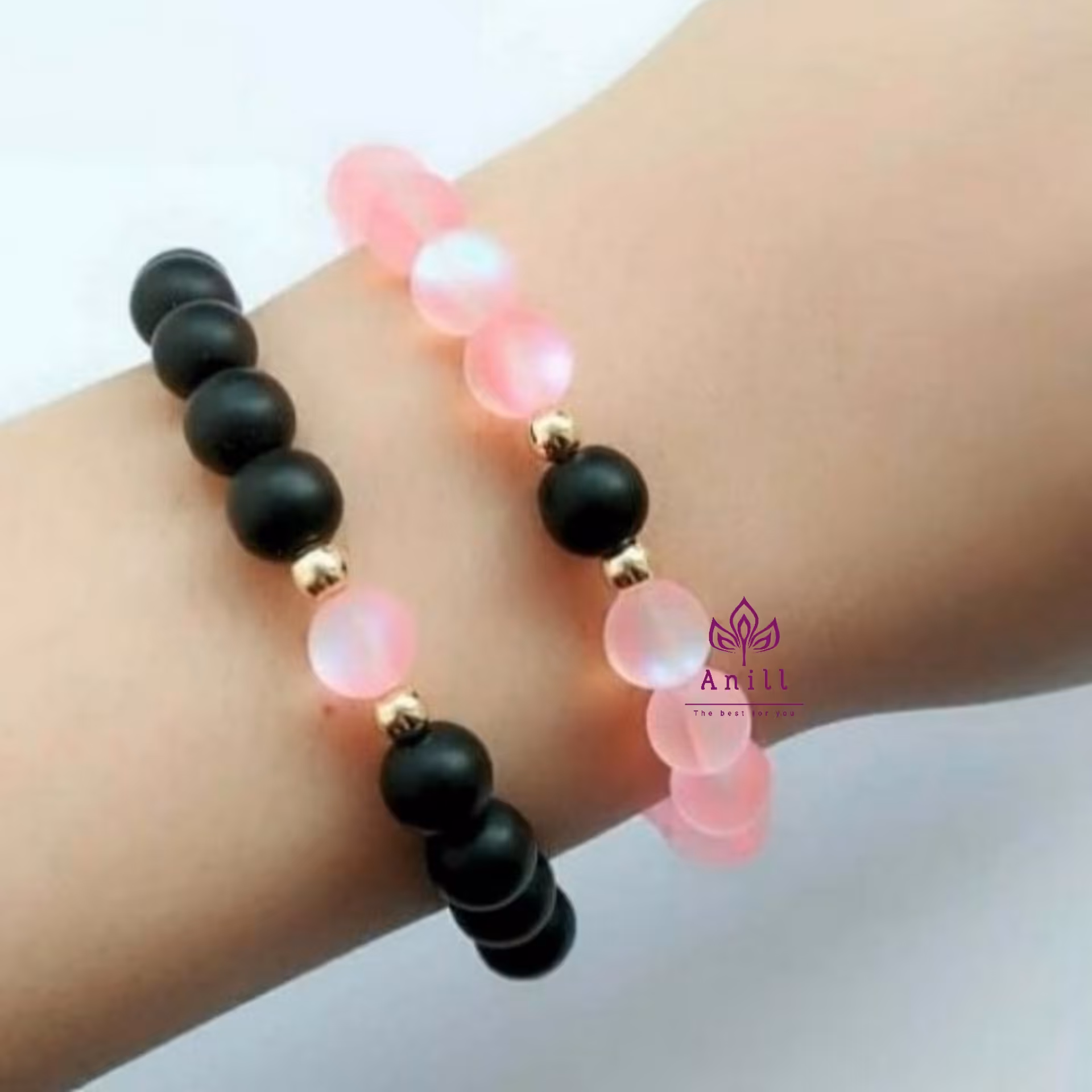 دستبند مون استون و اونیکس ،کد597