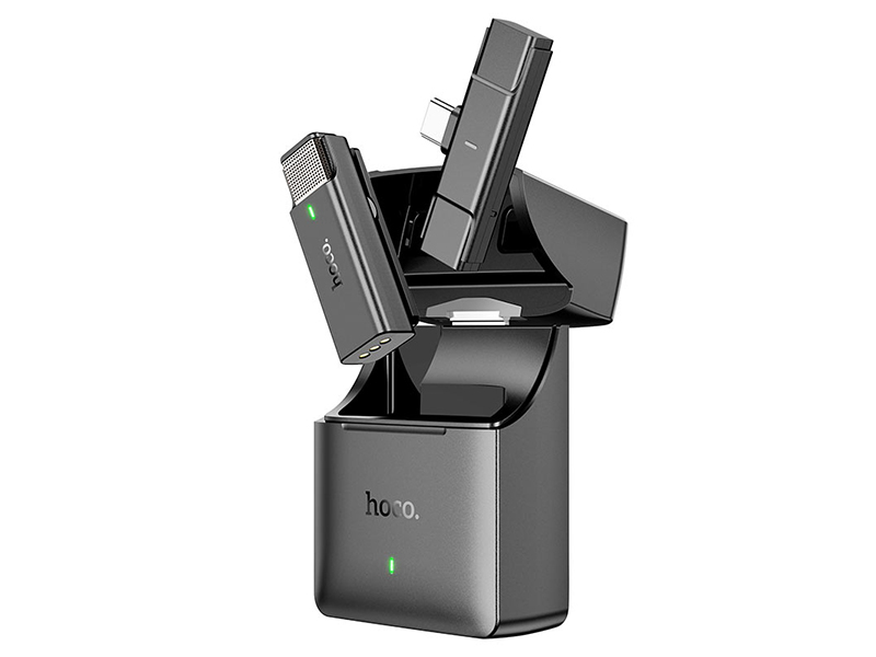 میکروفون یقه ای بی سیم تایپ سی هوکو Hoco Microphone S31 Stream wireless mic Type-C