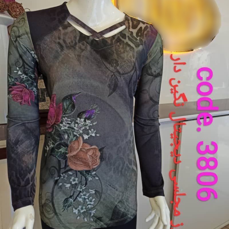بلوز زنانه کریستال پارچه ترک