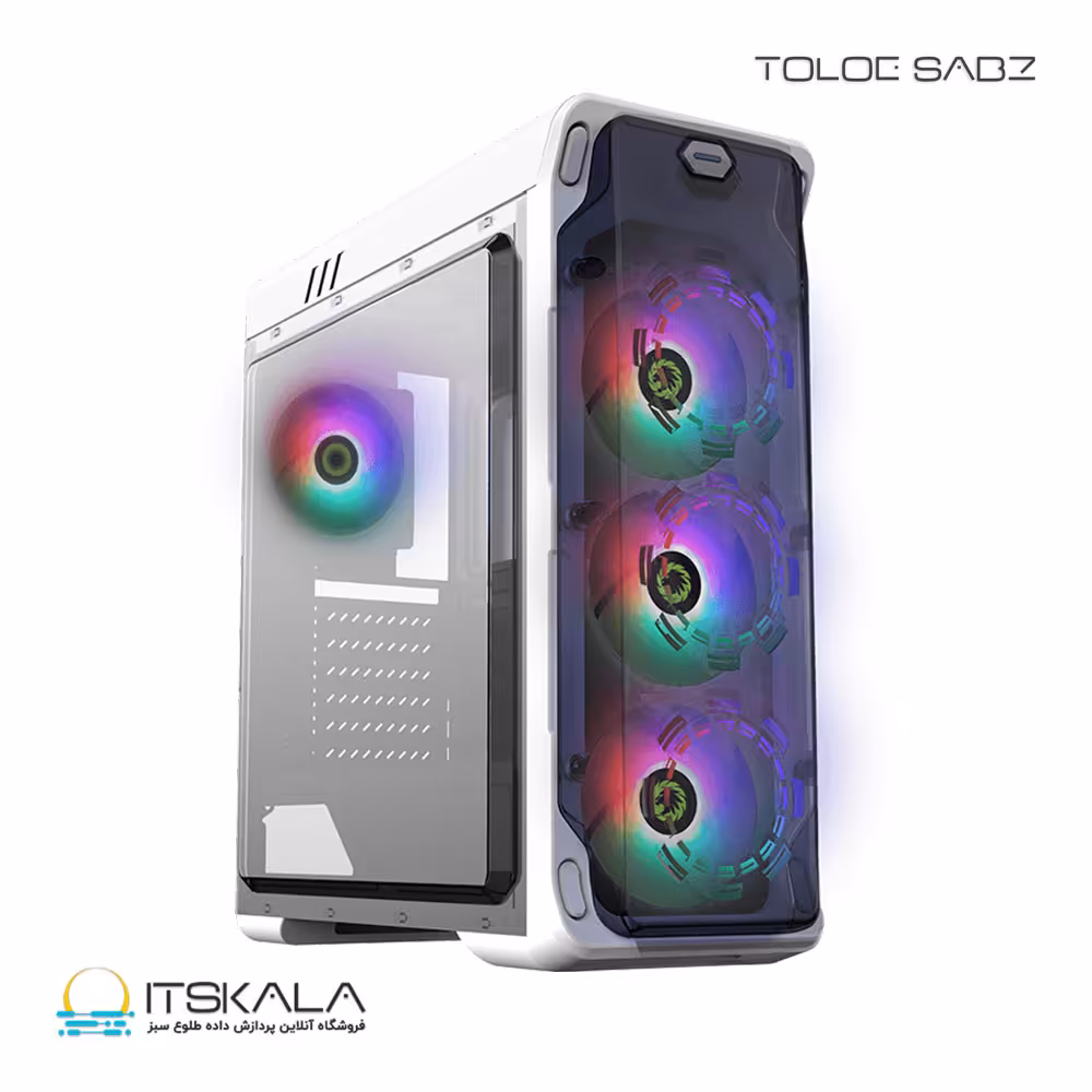 قیمت و خرید کیس گیم مکس مدل GAMEMAX Starlight G509 FRGB White | ITSKALA