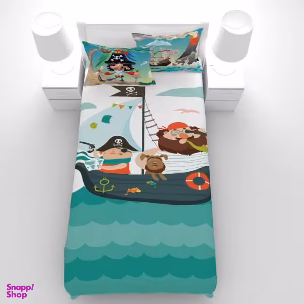 سرویس خواب مدل دزد دریایی یکنفره 5 تکه