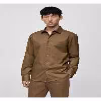 پیراهن / بلوز دکمه دار چند رنگ مردانه برش منظم فتی اورجینال MANGO Man