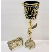 سطل و دستمال  مدل فرشته ملائکه برنزی 