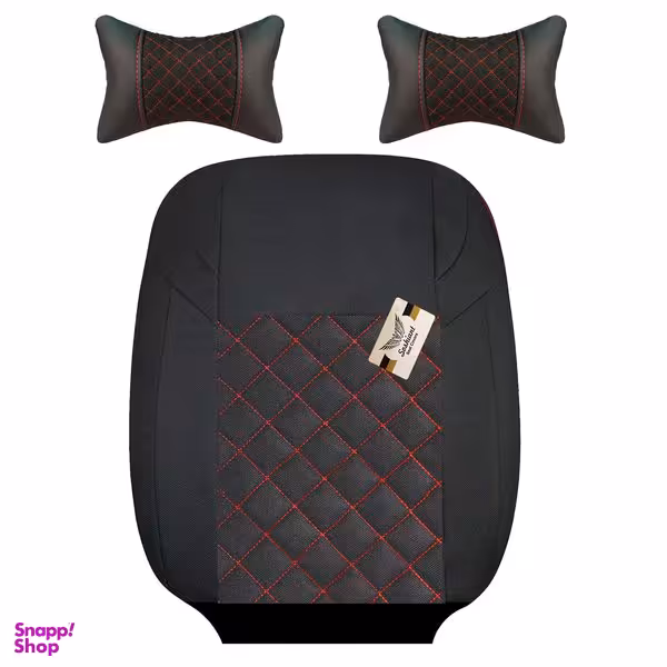 روکش صندلی خودرو سوشیانت مدل A_126 مناسب تیبا 2 به همراه پشت گردنی