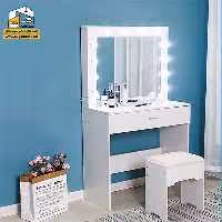 میز آرایش لامپ دار کد DMP50 - فروشگاه سه گامه
