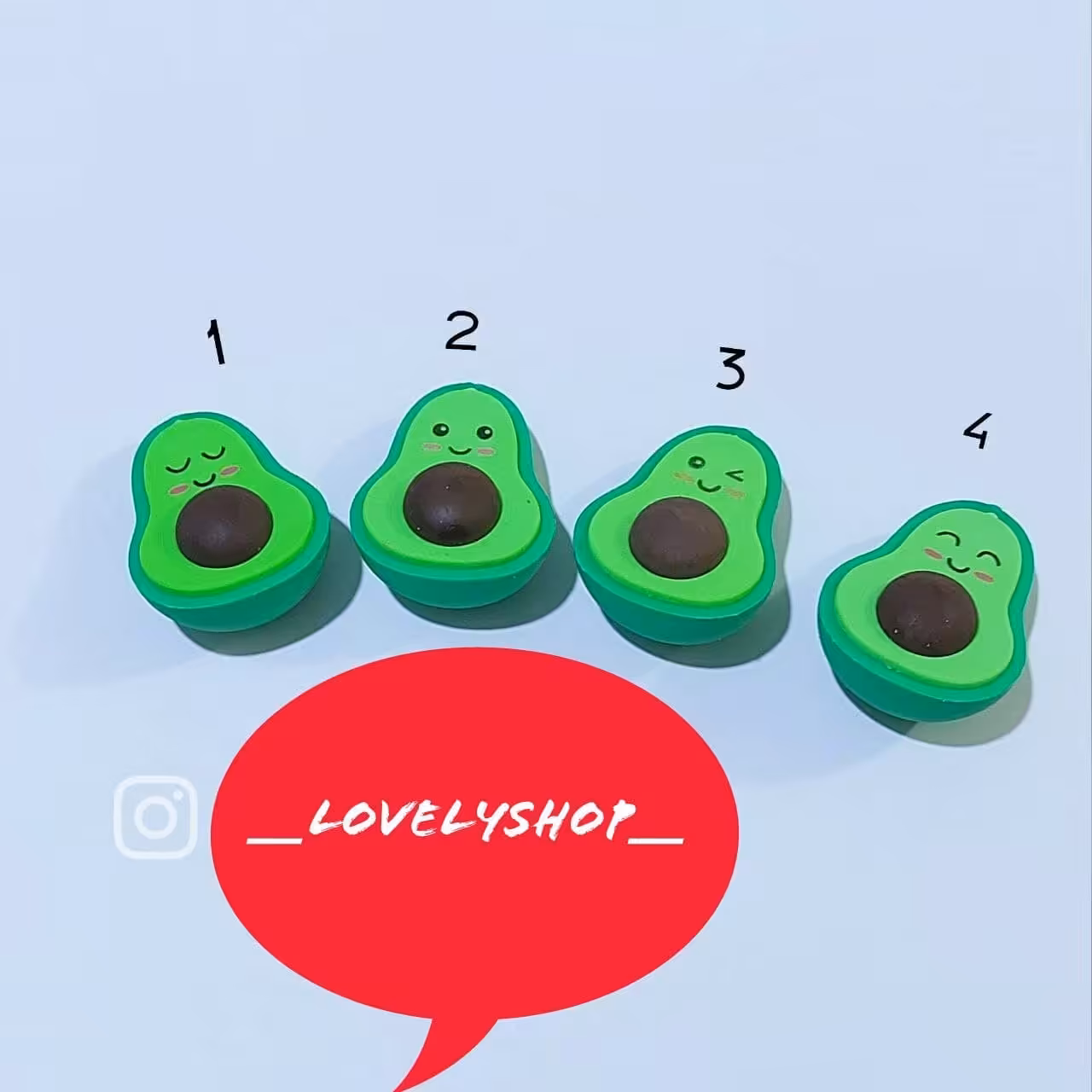 پاک کن فانتزی طرح آووکادو