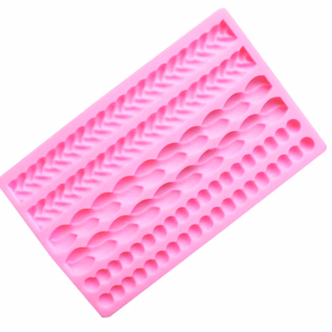 مالد فوندانت مروارید و طناب و بافت قرمز