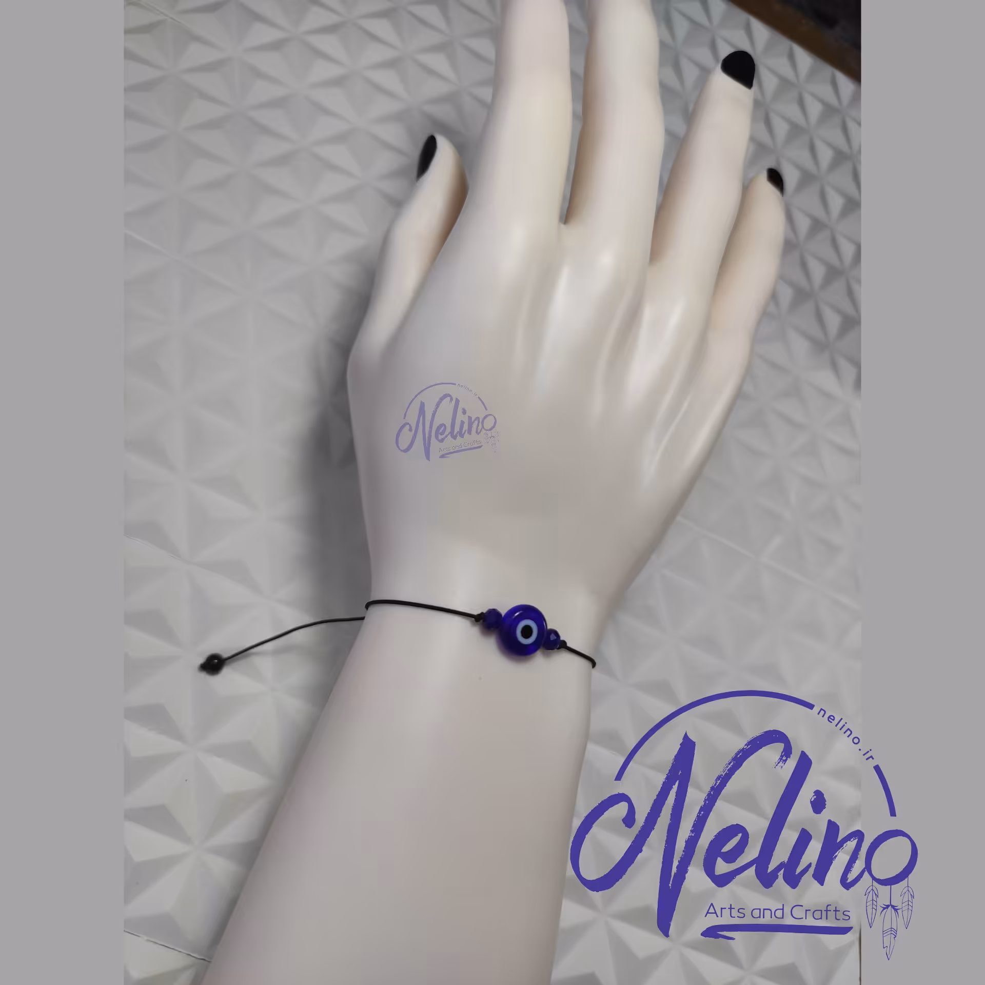 دست بند چشم نظر کریستالی