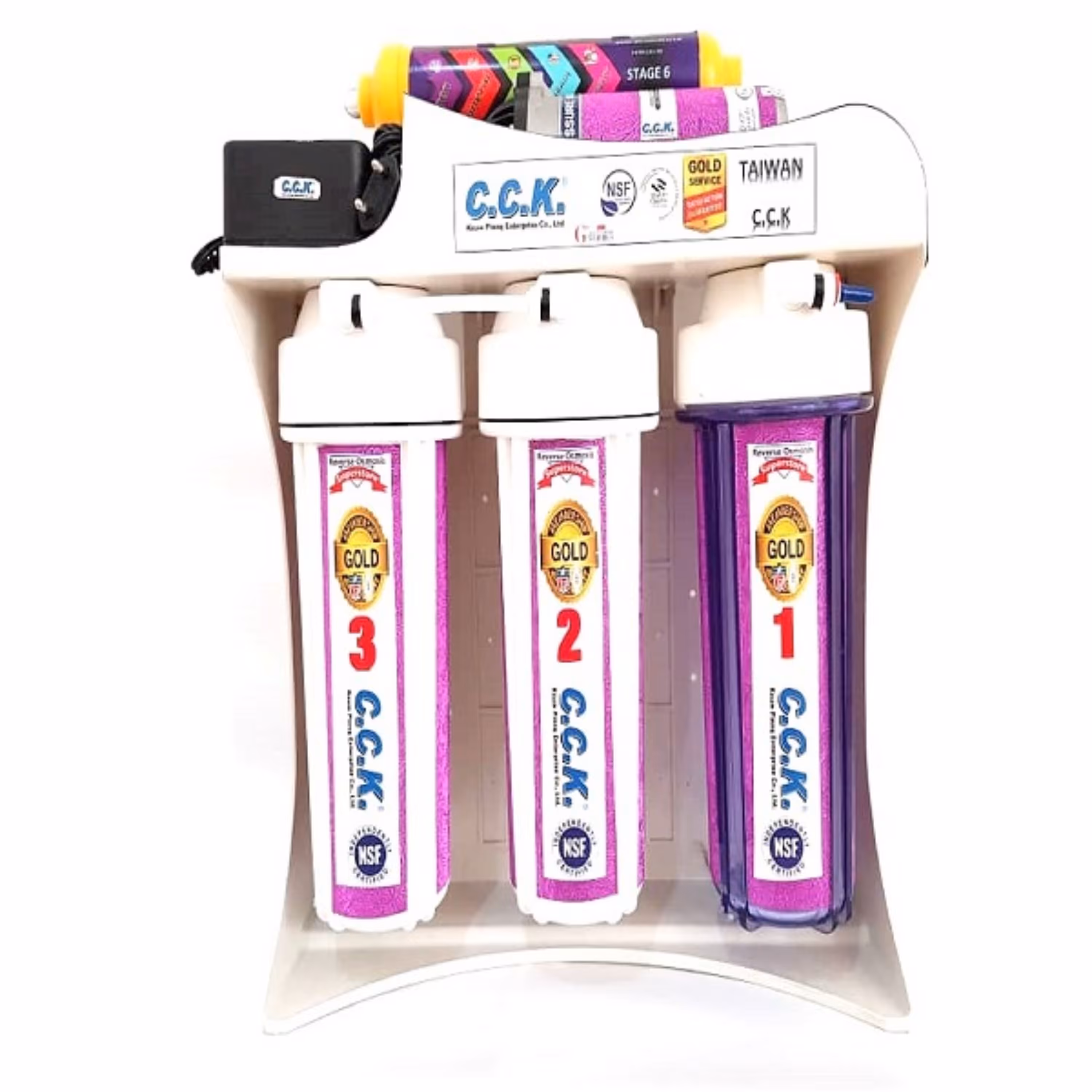 دستگاه تصفیه کننده آب خانگی 6 مرحله  اسمز معکوس  سی سی کا  مدل پلاس Z750