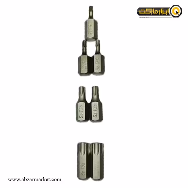 سر پیچ گوشتی ستاره ای توسن کوتاه تکی مدل T1253-TS