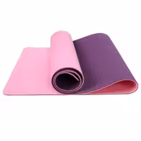 مت یوگا و پیلاتس TPE مدل گلدن استار ضخامت 8 میلی متر رنگ صورتی