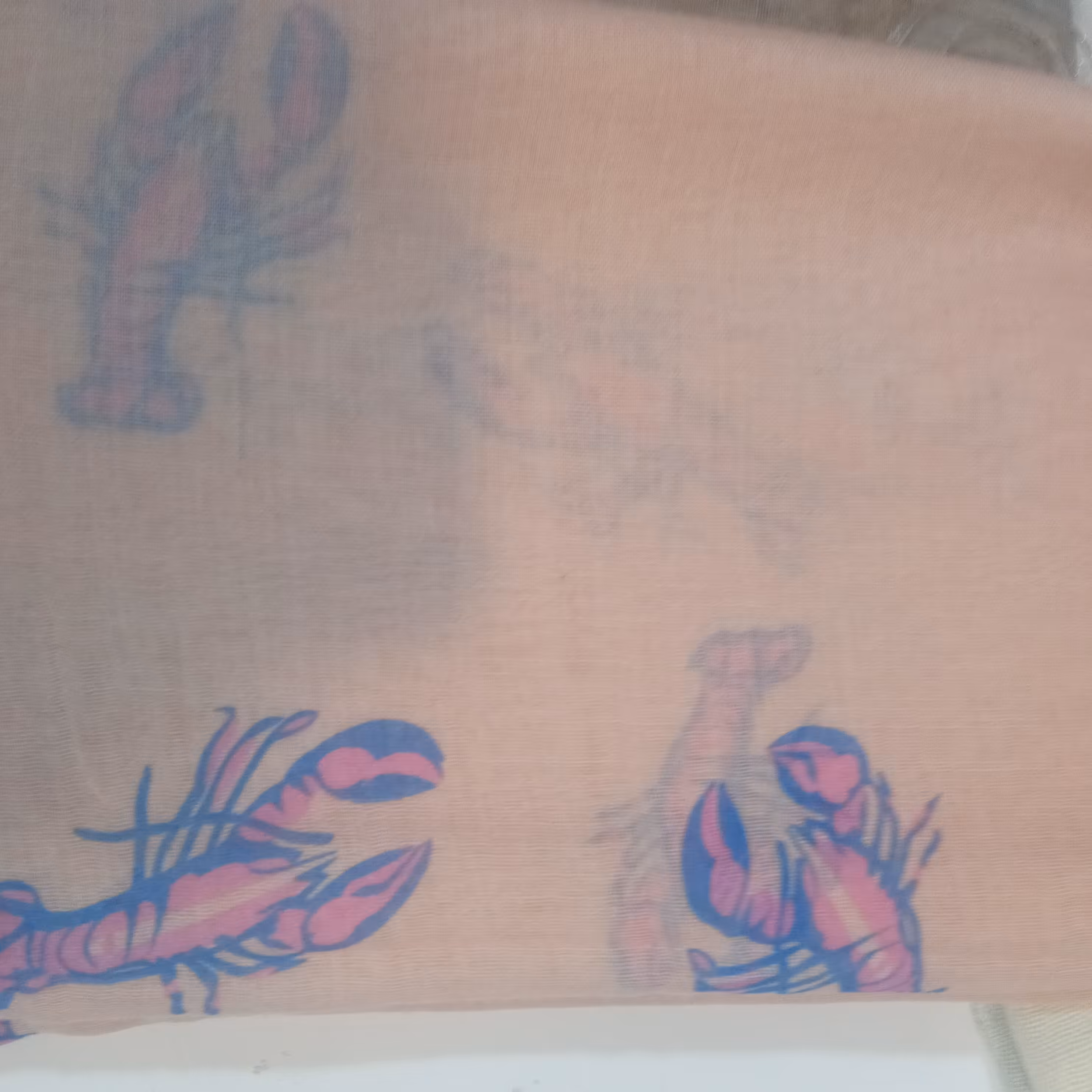 شال نخی طرح دار 