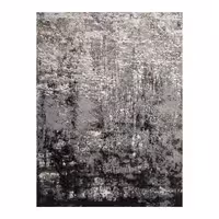 فرش ماشینی کاشان طرح k43m نقره ای