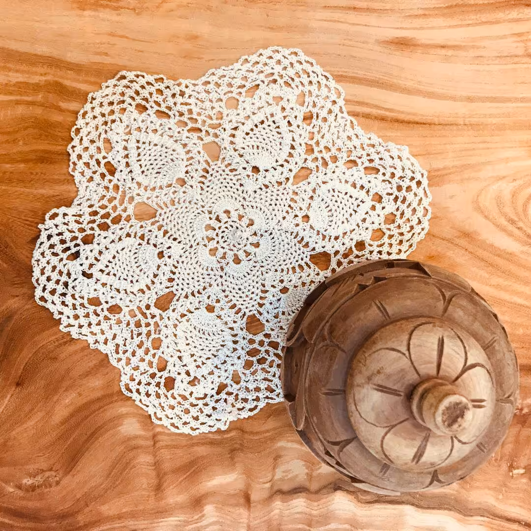 رومیزی شش پر (قطر 25)