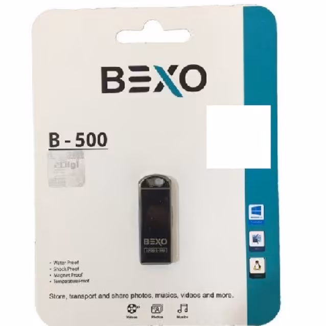 فلش بکسو مدل B-500 با ظرفیت 16 گیگابایت گارانتی 5 ساله