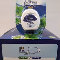 نخ دندان دینا مدل نازک نعناع یخی 50 متری