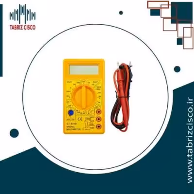 مولتی متر دیجیتالی DT-830D زرد