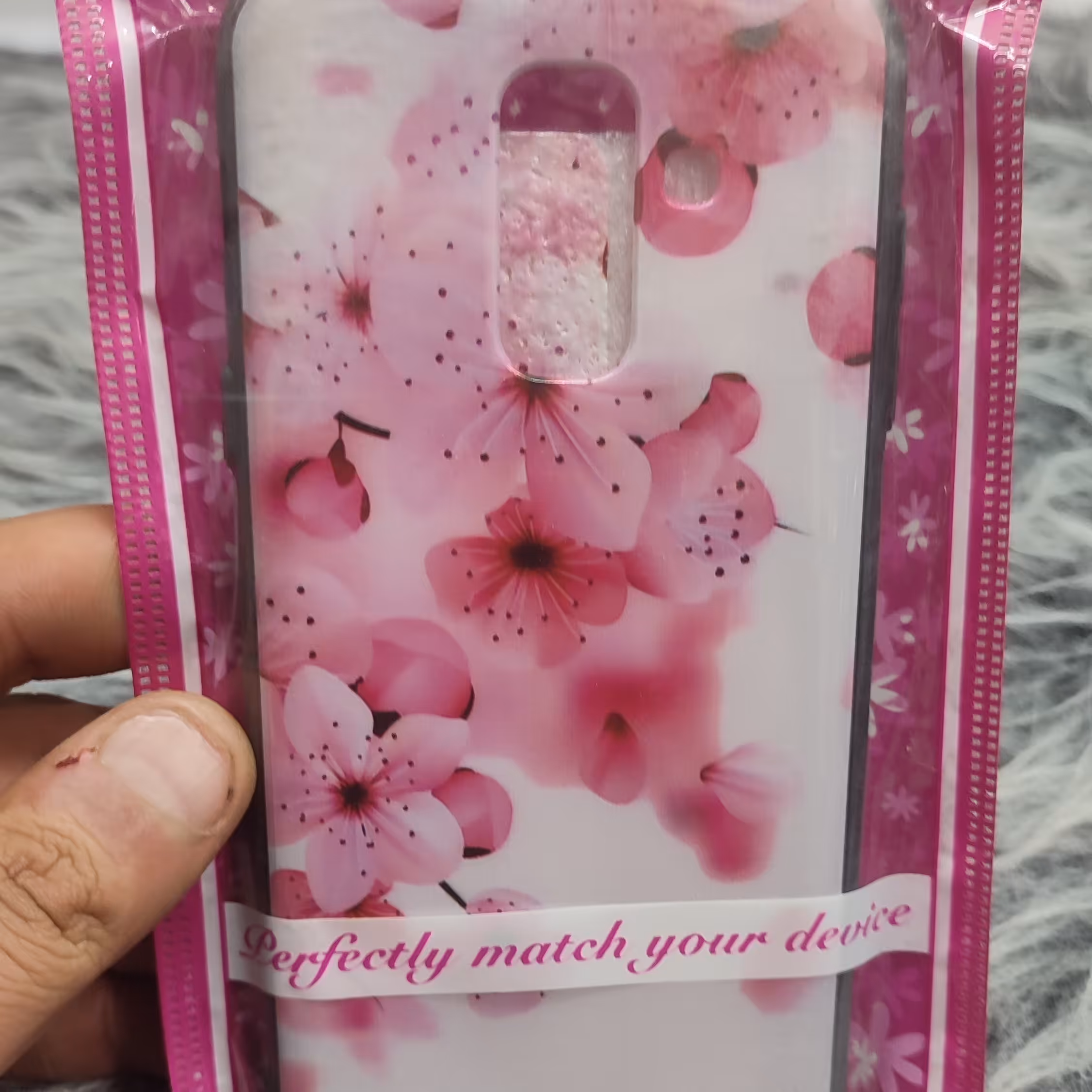 قاب طرحدار گل سامسونگ SAMSUNG A6 PLUS J8