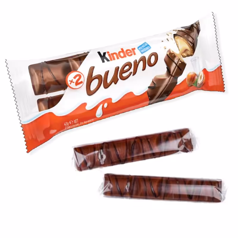 شکلات شیری کرم فندق کیندر بوینو دو تایی Kinder Bueno

