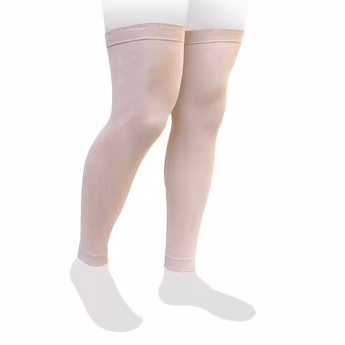 جوراب واریس سیلیکونی ورنا مدل BG بدون کفه بالای ران Verna