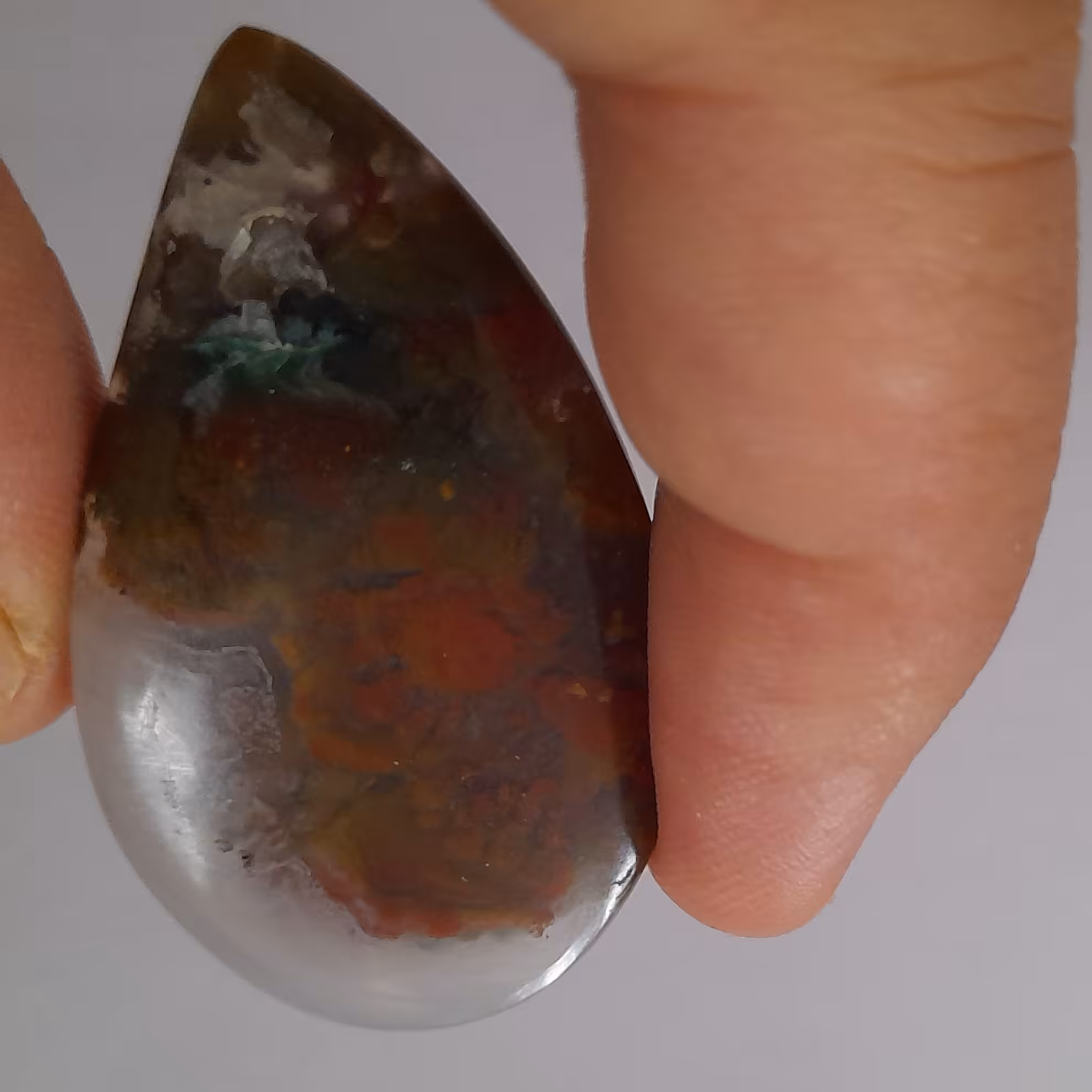 نگین شجر دریایی طرح اشک سایز درشت چشم نواز وزیبا