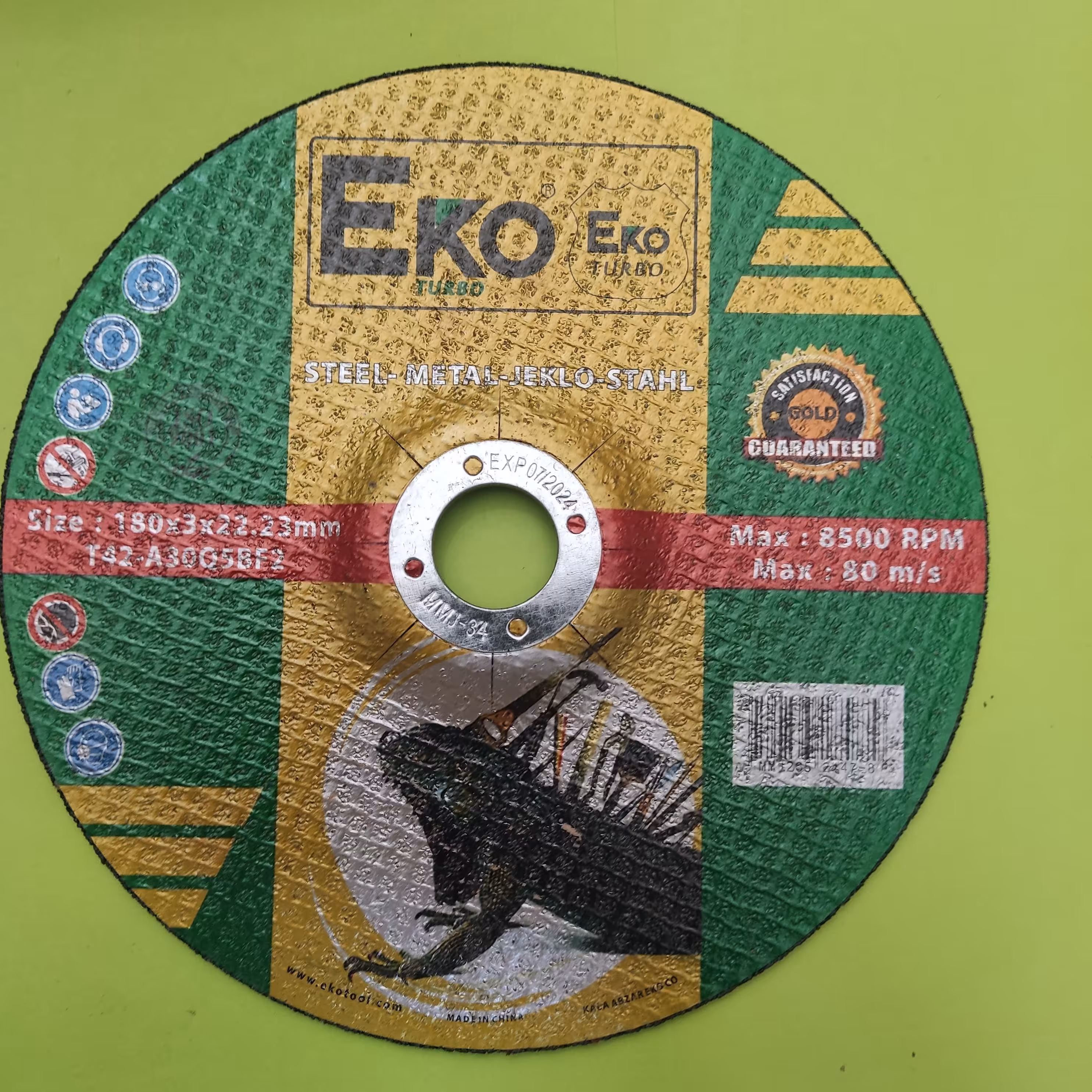 صفحه برش آهن 180 اکو در بسته های 5عددی محصول فروشگاه وهاب زاده