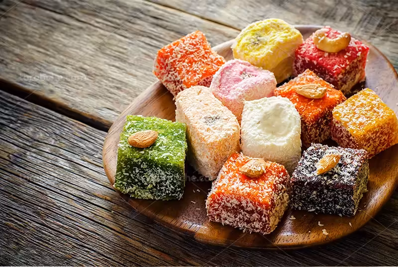 عکس شیرینی ترکیه ای | گرافیک با طعم تربچه